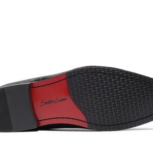 Sophisticated Black and Red Men's Loafers